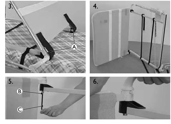 INVACARE Bedco Backrest Proper Back Support - Fig4