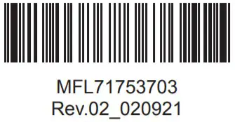 LG PWKAUW01 Wearable Air Purifier Case - barcode