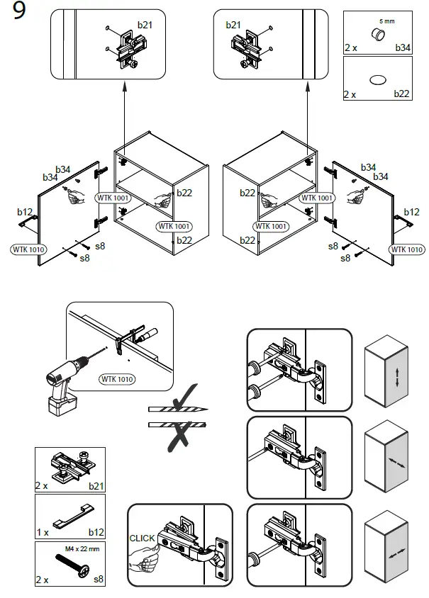 WASHTOWER-WSHS60-61-Wall-Cabinet-Instruction-FIG-13