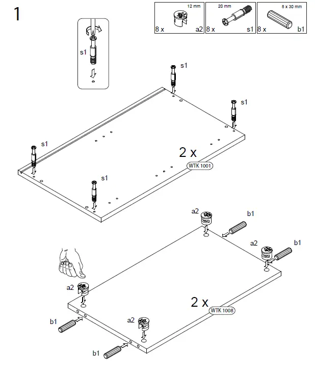 WASHTOWER-WSHS60-61-Wall-Cabinet-Instruction-FIG-8