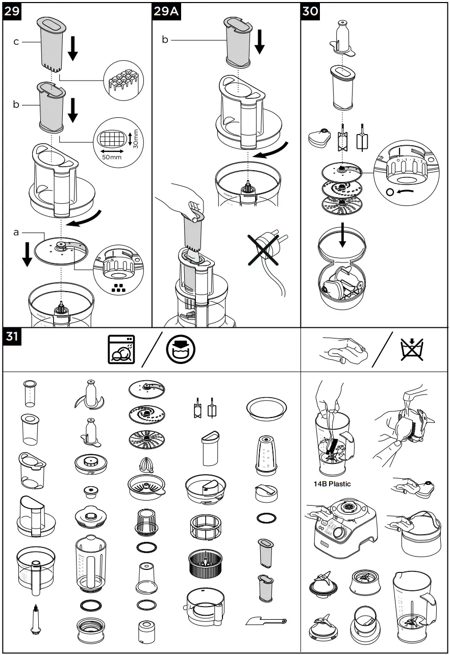 KENWOOD FDM72 MultiPro XL Weigh Plus Food Processor - FIGURE 10
