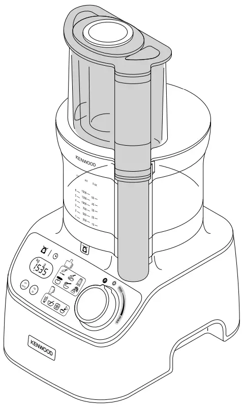 KENWOOD FDM72 MultiPro XL Weigh Plus Food Processor - ICON 21