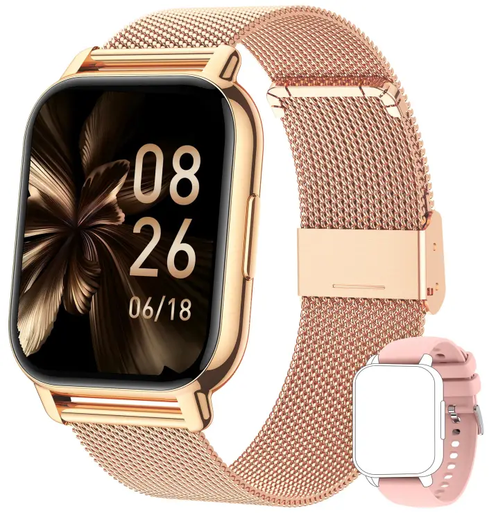 P66 Answer-Make Calls 1.85 Inch Large Smartwatch