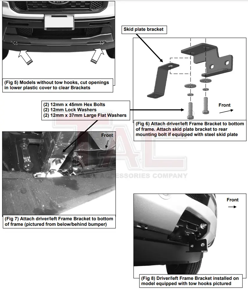 Driver/left Side Installation Pictured