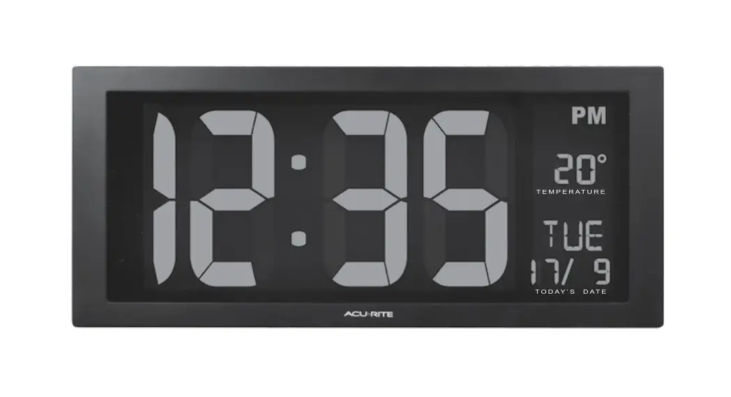 Acurite 75100caudi Digital Clock Instruction Manual