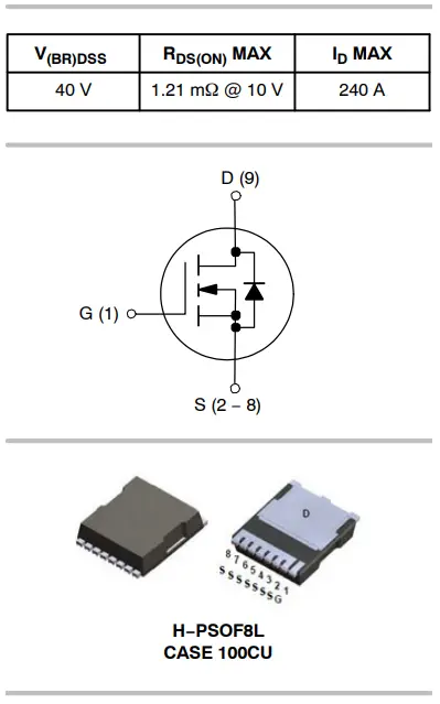 ON Semiconductor FDBL9406-F085T6 Single Power N Channel MOSFET-fig2