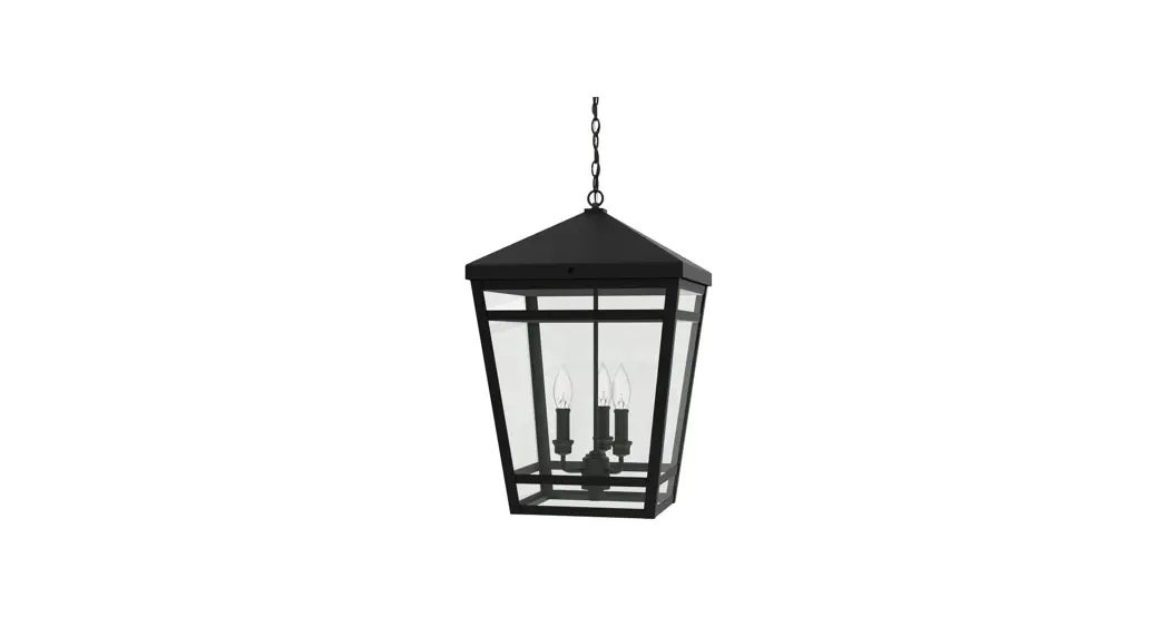 Signature Hardware 440637 Cedar Manor Outdoor Hanging Pendant Light Instruction Manual