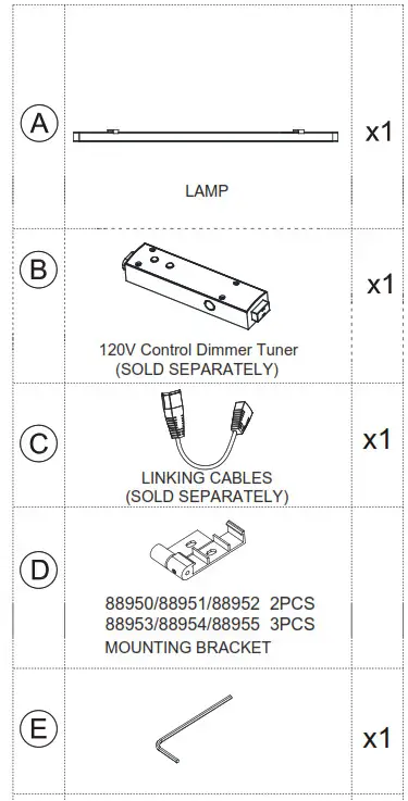 MAXIM LIGHTING 88950WT CounterMax 120V Slim LED UC White Tunable - fig