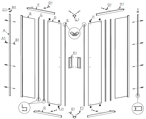 Sanimaster-Star-and-Art-Black-Ecoline-Shower-Cabin-FIG-2