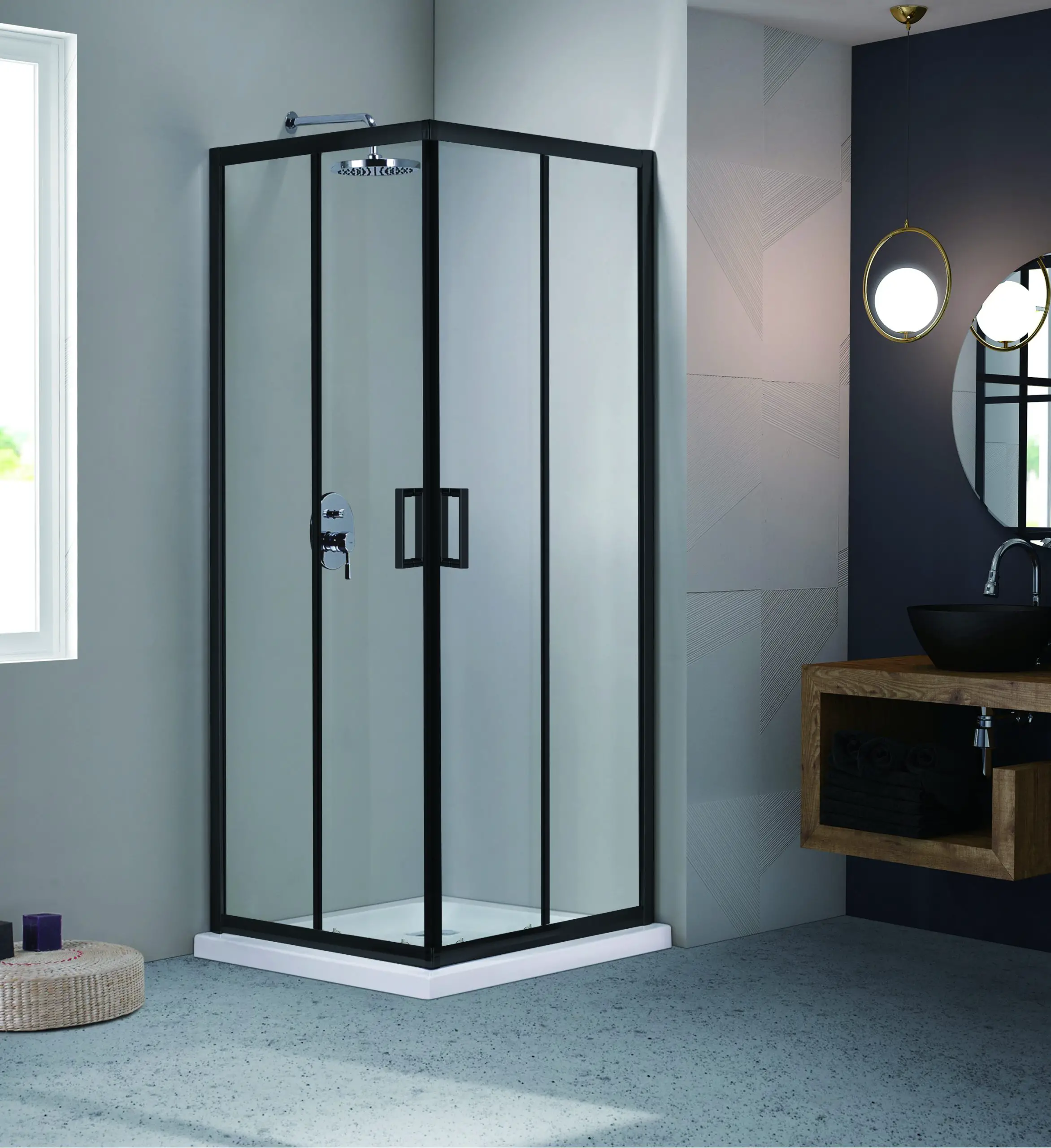 Sanimaster-Star-and-Art-Black-Ecoline-Shower-Cabin-PRODUCT - Copy
