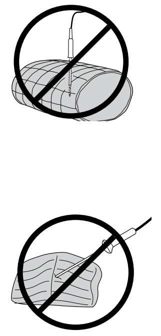 HOW TO CORRECTLY INSERT THE THERMOMETER