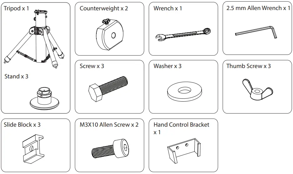 Sky-Watcher EQ8-R Mount - Package Includes