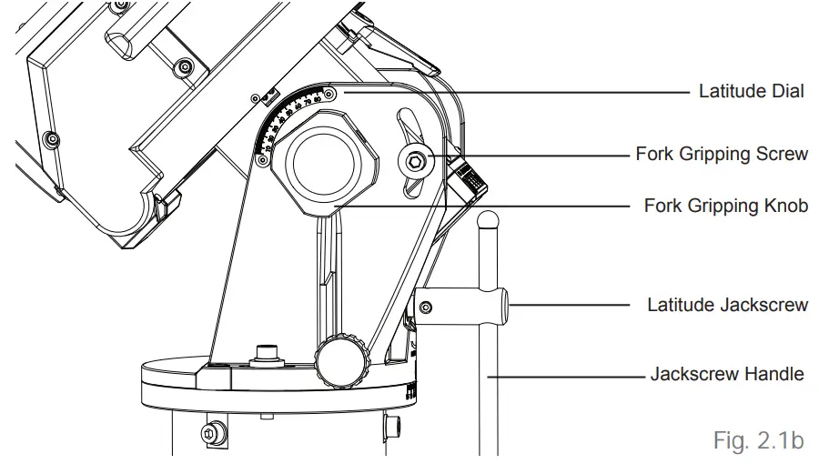 Sky-Watcher EQ8-R Mount - atitude dial reading