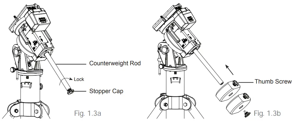Sky-Watcher EQ8-R Mount - counterweigh