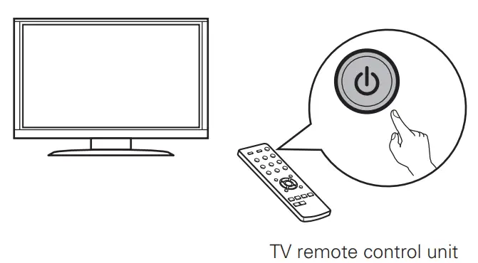 marantz AV8805A AV Pre Amplifier --Turn on the TV