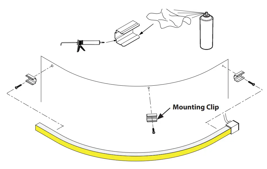 Trace™ RGBW Mounting Options