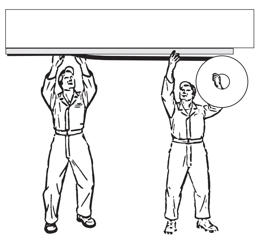 Two person installation