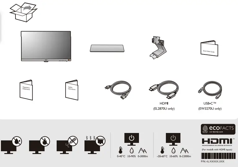 BenQ EW2780 LCD Monitor Entertainment Monitor