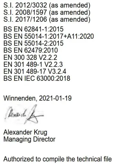 FIG 13 GB-DECLARATION OF CONFORMITY
