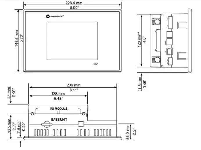 unitronics-V230-Vision-PLC+HMI-Controller-With-Embedded-HMI-Panel-006