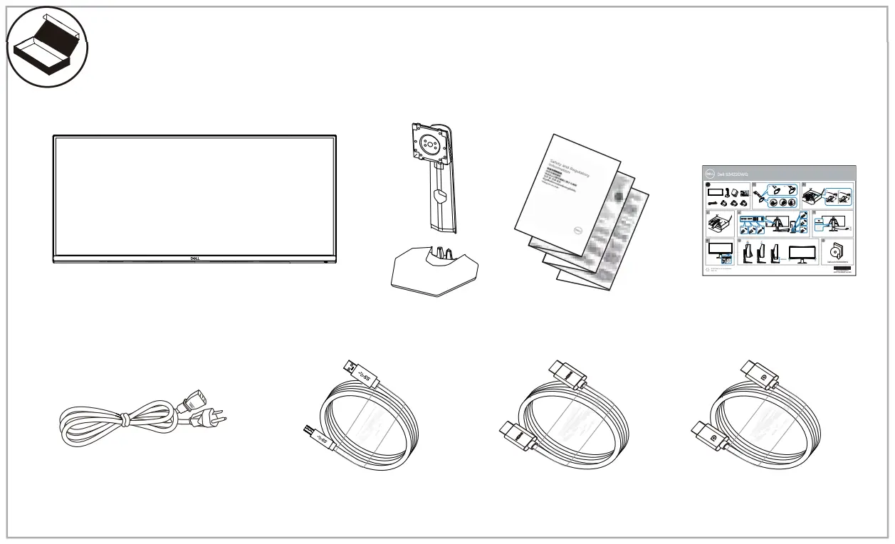 DELL S3422DWG Gaming Monitor - Fig 1