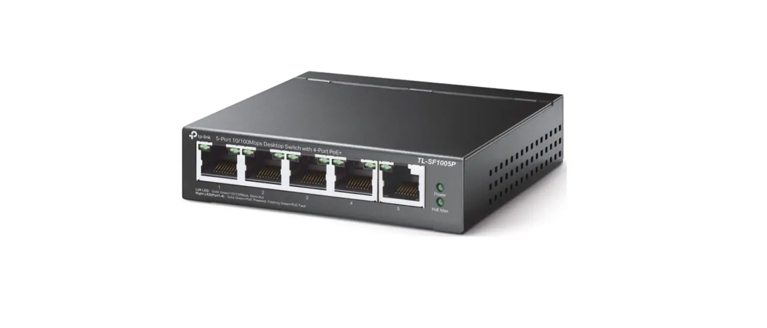 Tp-link Tl-sf1005p 5-port 10-100mbps Desktop Poe-poe+ Switch Installation Guide