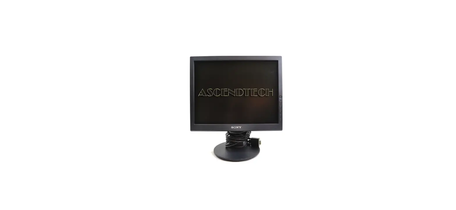 Sony Sdm-s53 D-sub Lcd Monitor User Manual