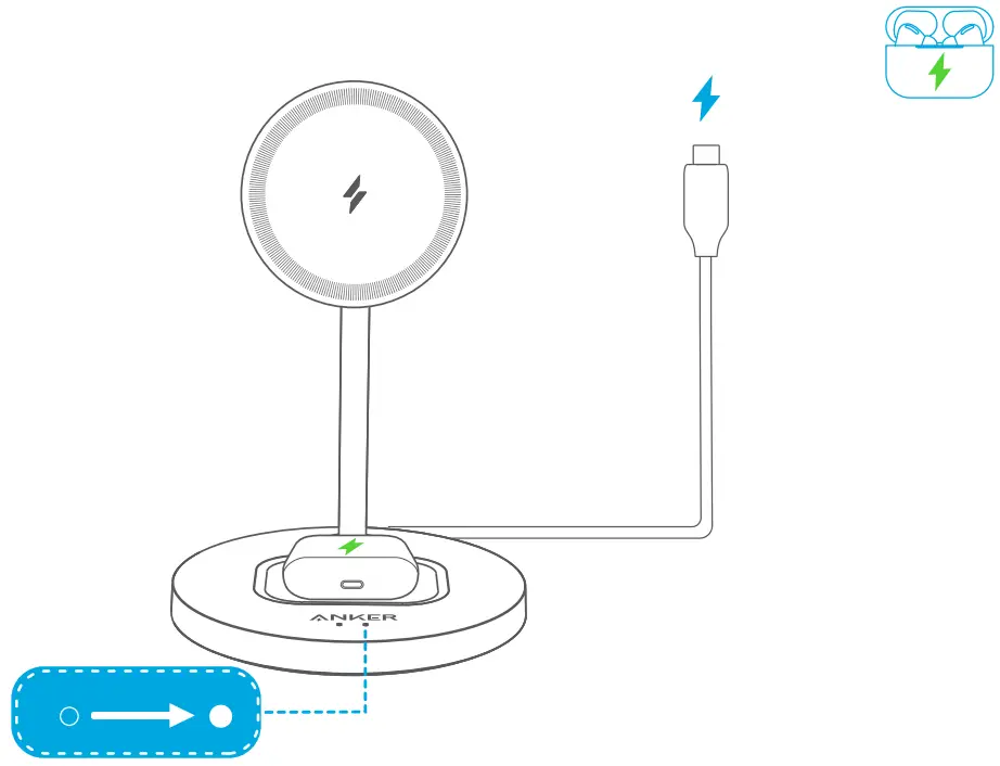 ANKER A2543 PowerWave 2-in-1 Stand Lite - FIg 2