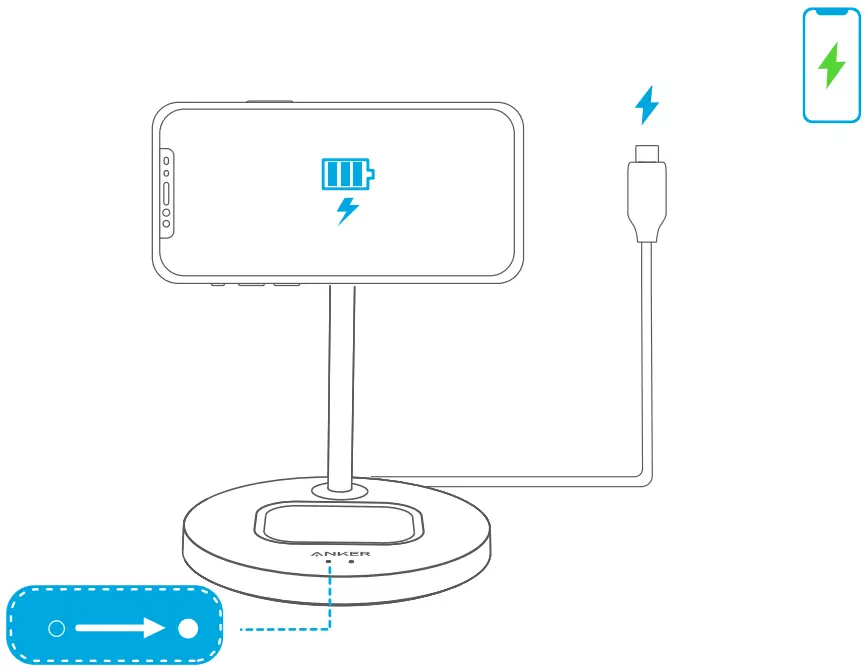 ANKER A2543 PowerWave 2-in-1 Stand Lite - FIg 3