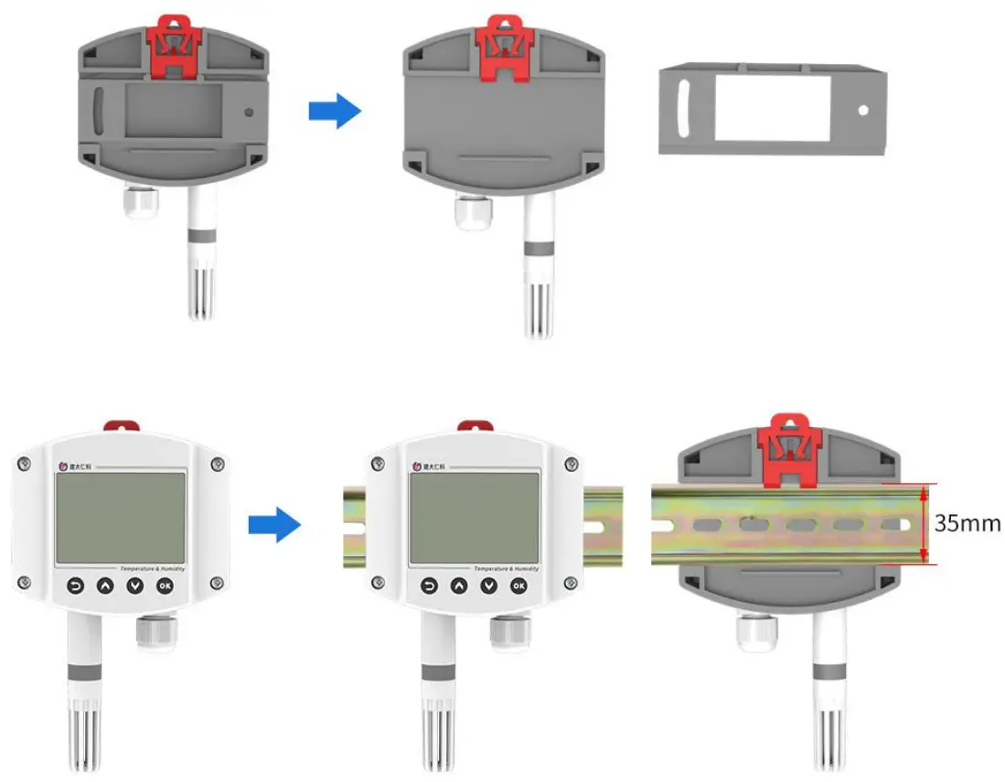 katranji RS WS N01 2D LCD Industrial Wall-Mounted LCD - quipment size 2