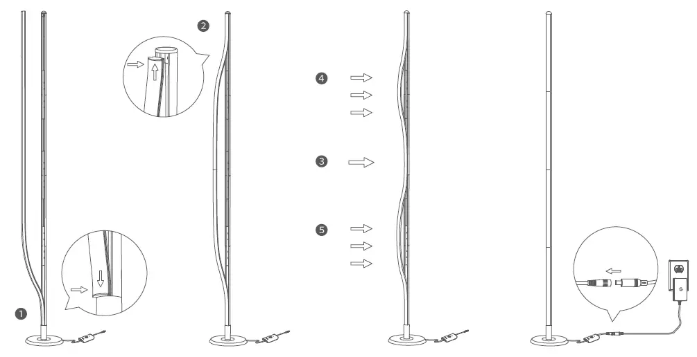 Govee-H6076-RGBIC-Floor-Lamp-FIG-4
