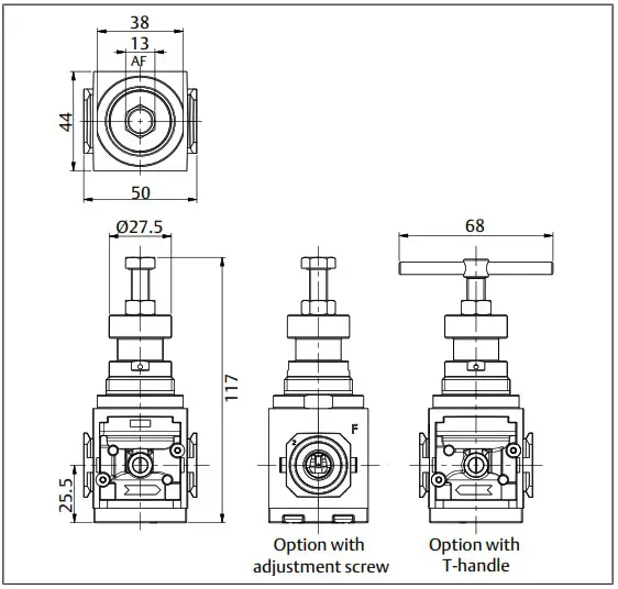 EMERSON AVENTICS 645 Pressure Regulator - Product description 3