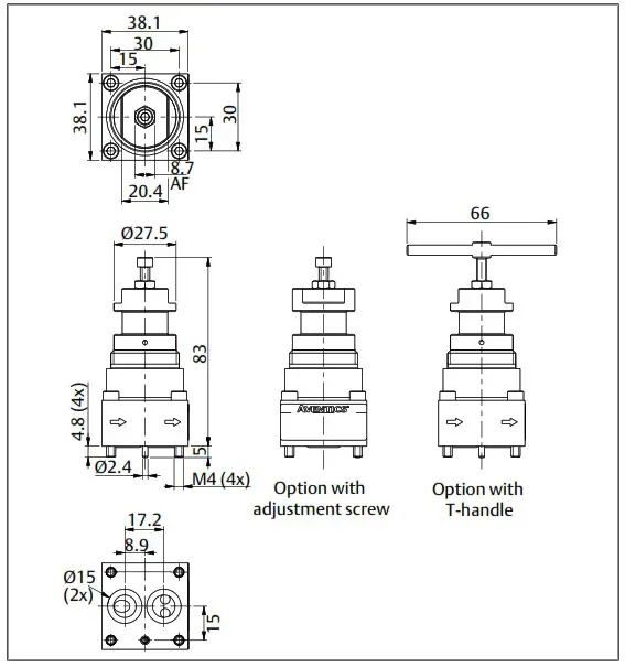 EMERSON AVENTICS 645 Pressure Regulator - Product description 4
