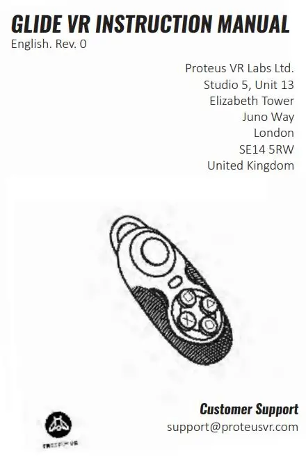 Proteus GLIDE VR Instruction Manual