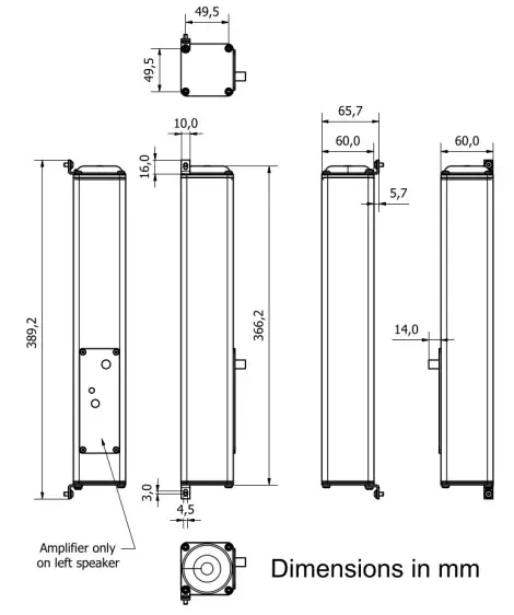 NEC Rear Mounted Speakers-Outlines1