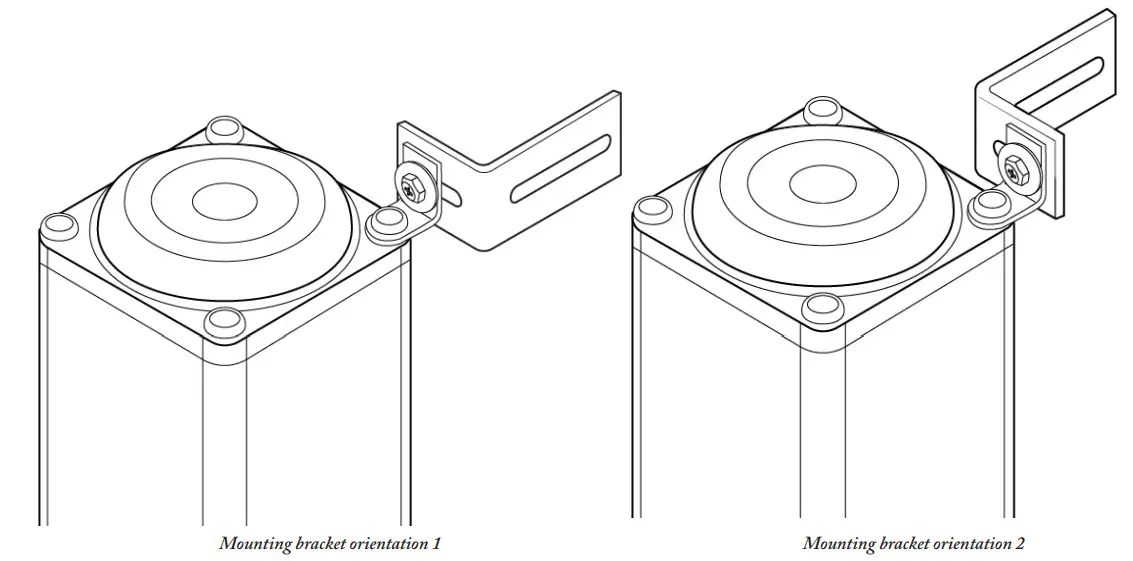 NEC Rear Mounted Speakers-brackets