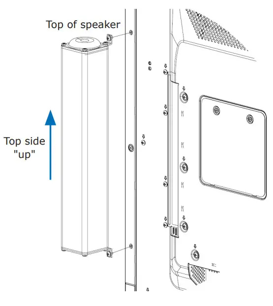 NEC Rear Mounted Speakers-compatible