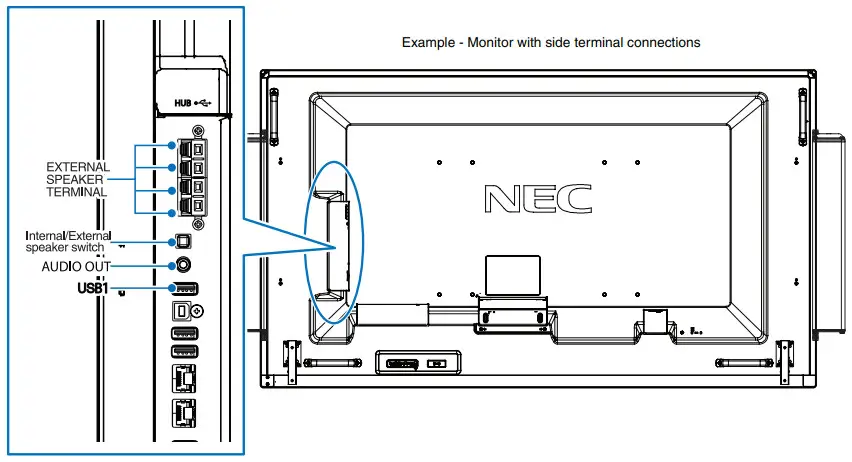 NEC Rear Mounted Speakers-speakers1