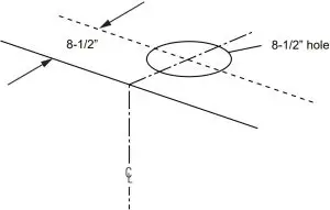 FOR VERTICAL (Straight Up) DUCTING: