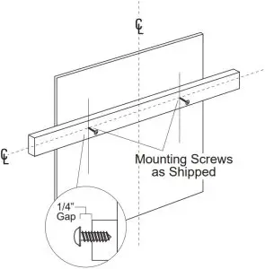 Mount Wood Support to Wall