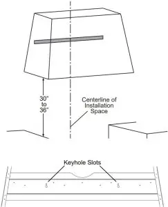 INSTALL HOOD TO WALL