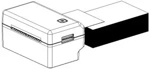 MOIPO XP-D4602B Desktop Thermal Printer--------Loading pape10r