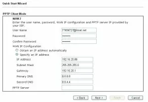 DrayTek Vigor2915 Series Dual - Internet Access Type
