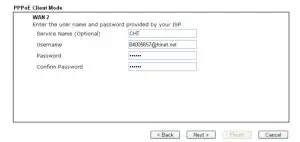 DrayTek Vigor2915 Series Dual- PPPoE as the Internet