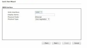 DrayTek Vigor2915 Series Dual- click Next
