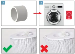 BONECO W200 Air Cleaner Humidifier and C. CLEANING