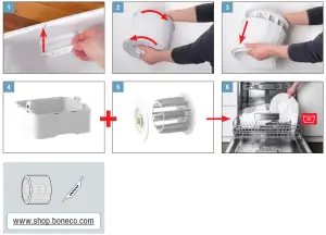 BONECO W200 Air Cleaner Humidifier and CLEANING