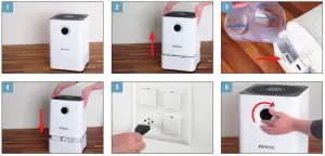 BONECO W200 Air Cleaner Humidifier and Purifie- FIRST USE