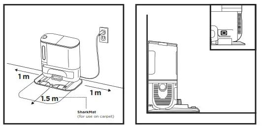 Shark Robot Vacuum- BASE SETUP