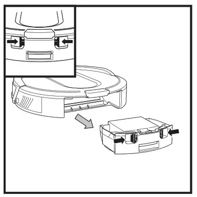 Shark Robot Vacuum- EMPTYING THE ROBOT